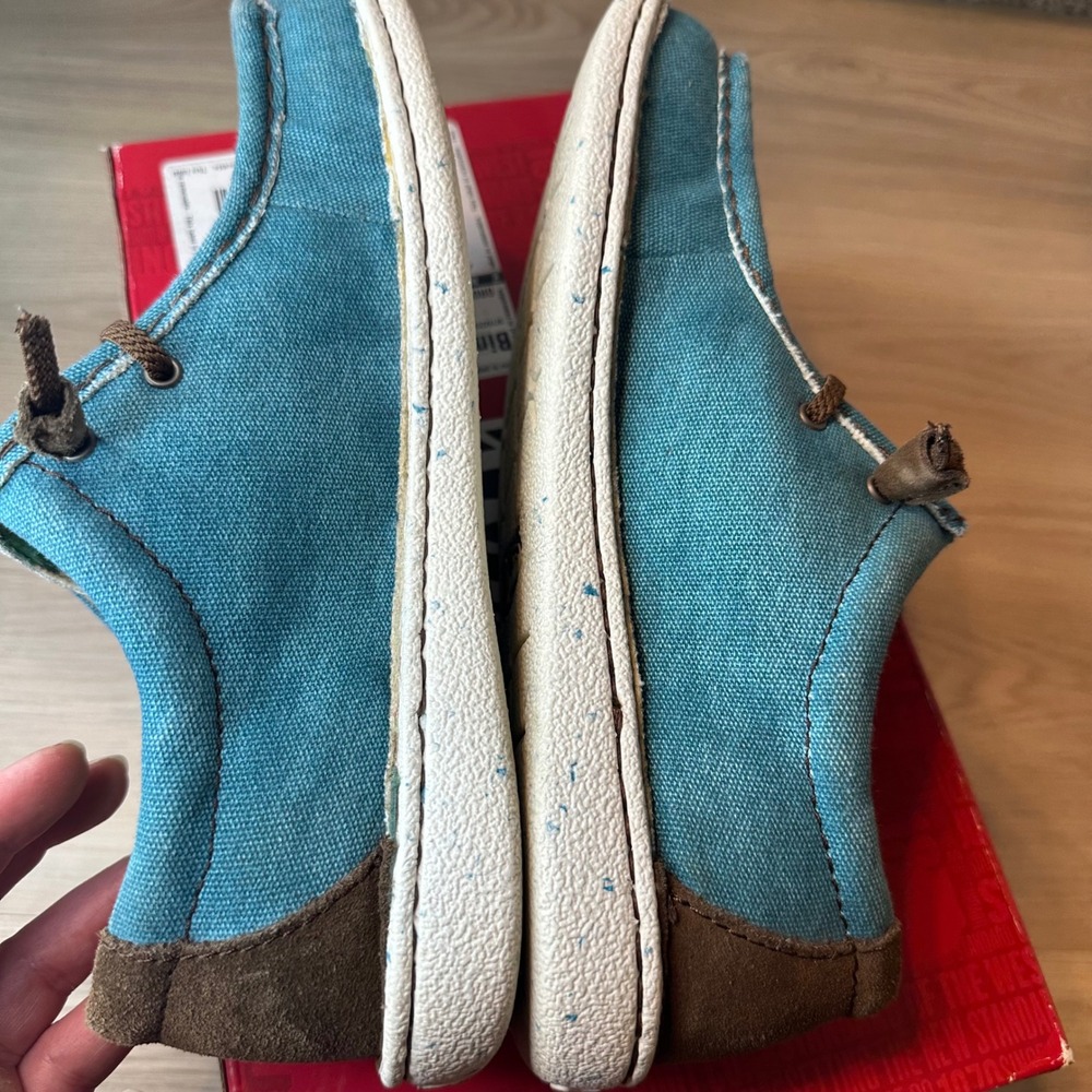 Justin Brands Women's Casual Moc Hazer Turquoise Size 9 - Picture 7 of 8